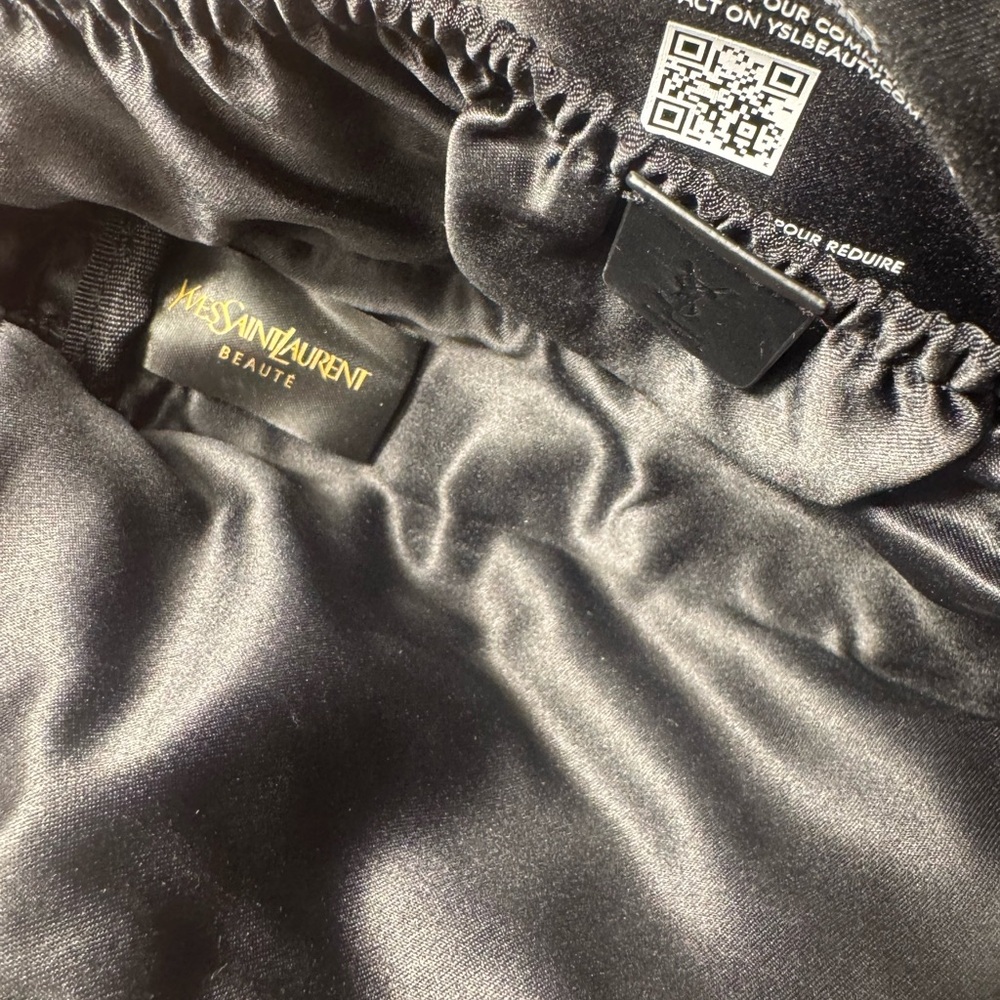 YSL converted crossbody beauty bag Black Quilted Chain Shoulder Bag NWOT - Picture 6 of 6